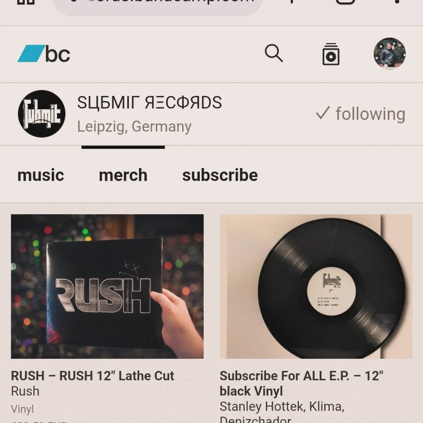 On my Bandcamp 🖤 Support Vinyl, f* Spotify
https://submitrecords.bandcamp.com/merch